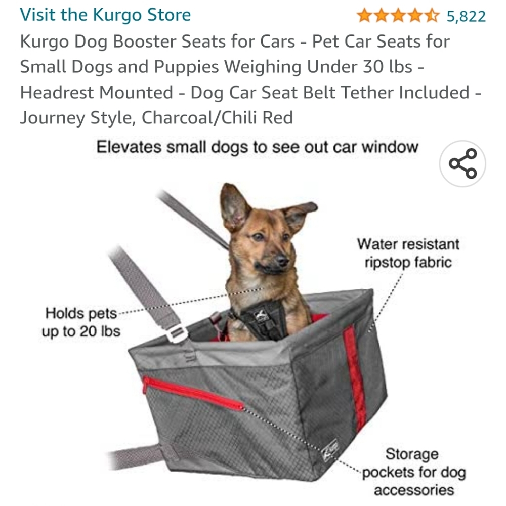 Kurgo dog car seat